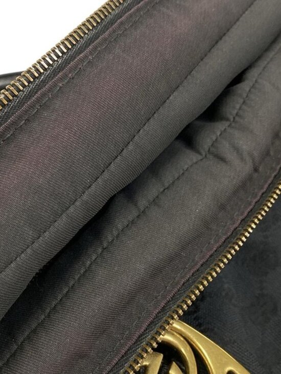 Gucci Handbag GG Pattern Black Leather - Picture 12 of 15